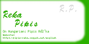 reka pipis business card